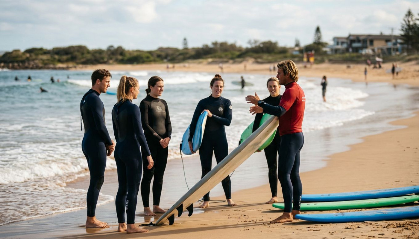 Surfeurs débutants : quand et comment franchir le cap du premier cours ?